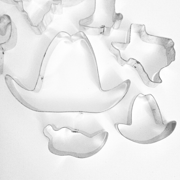 Western Cowboy Rodeo Texas Theme Vintage Cookie Cutters (Set of 7) - Picture 3 of 5